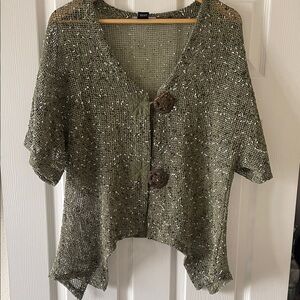 Kaktus Olive Knit Cardigan